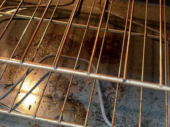 Before house cleaning - oven in a San Diego home