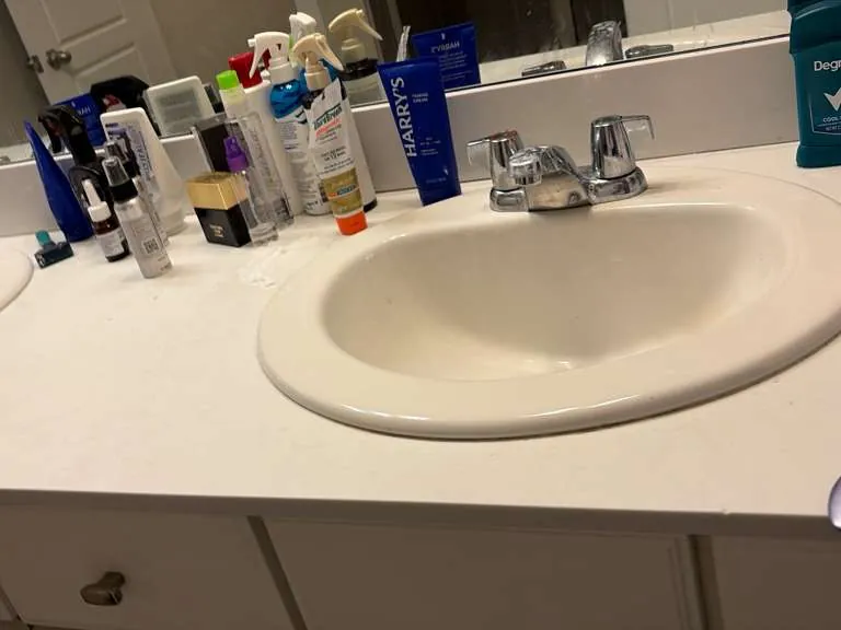 Before house cleaning - shower in a San Diego home
