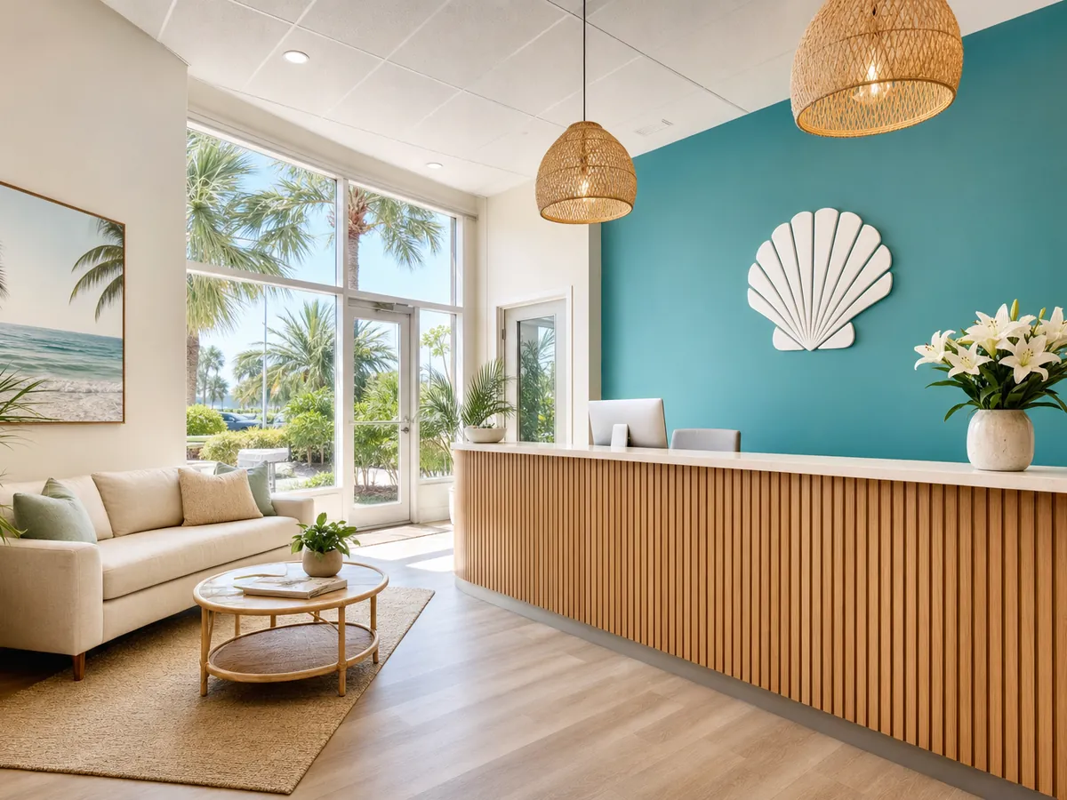 Coastal Maid San Diego office reception and welcome area