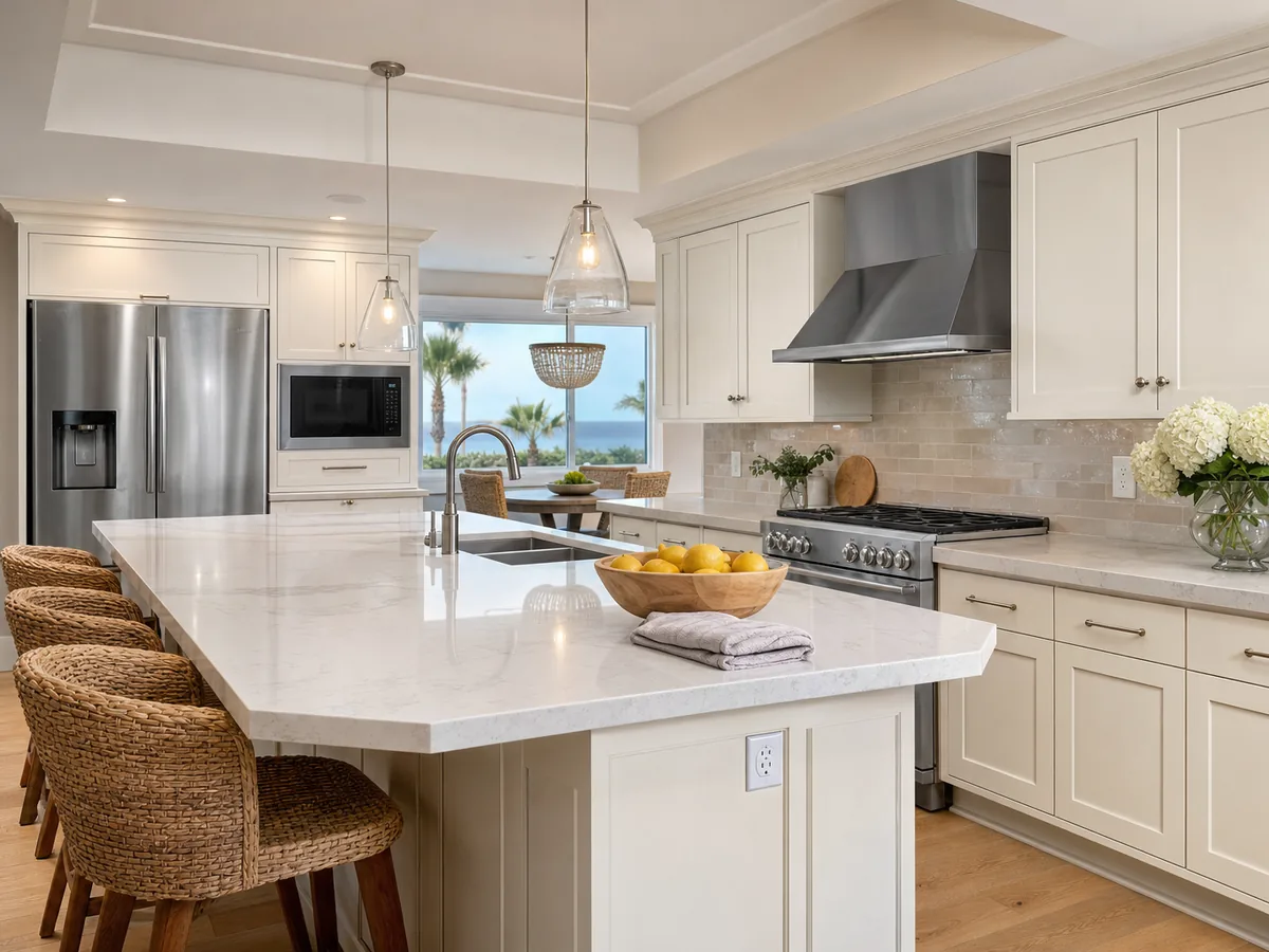 Premium house cleaning in San Diego by Coastal Maid, beautifully finished home