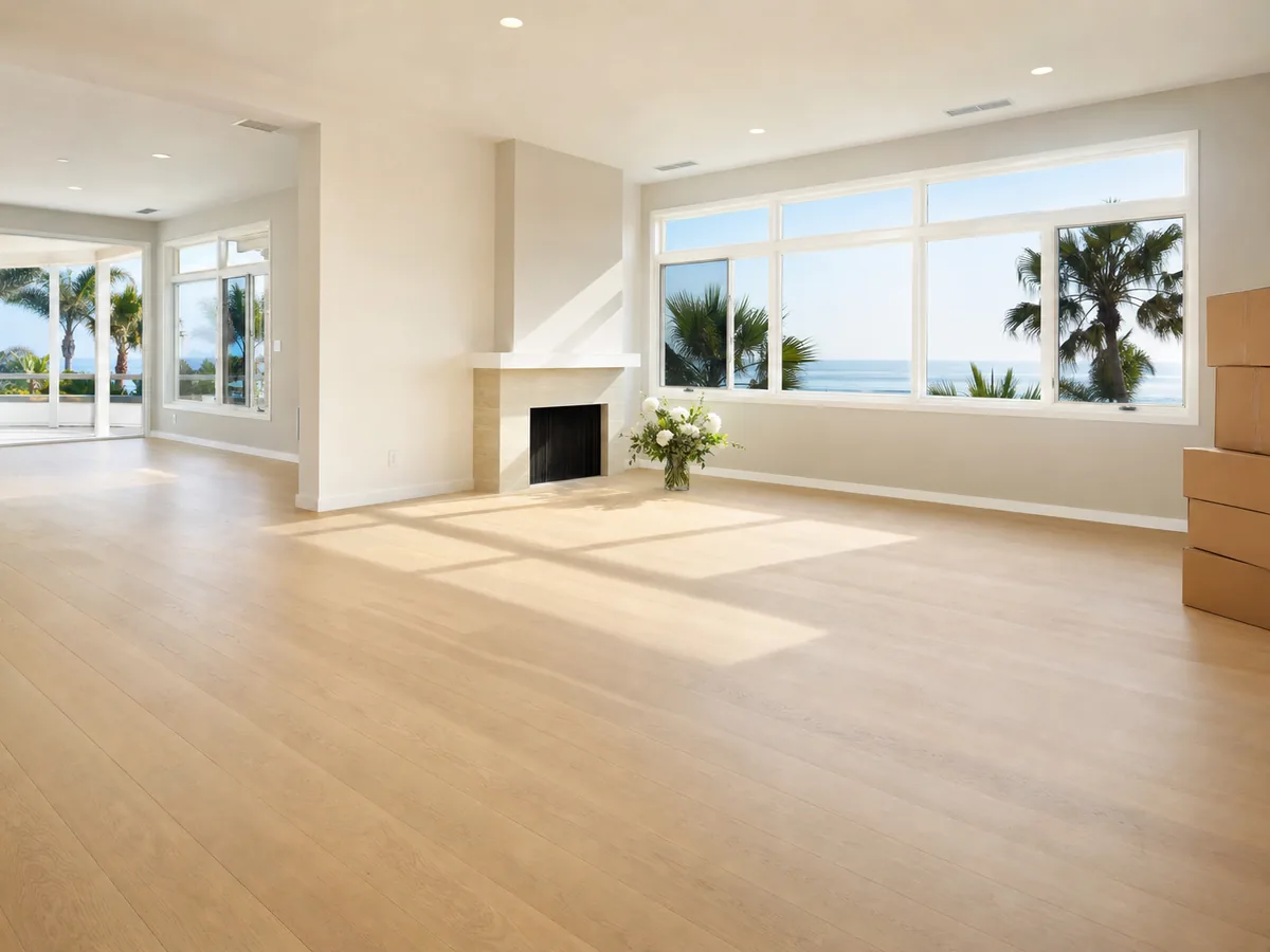 Premium move-in cleaning in San Diego by Coastal Maid, beautifully finished home