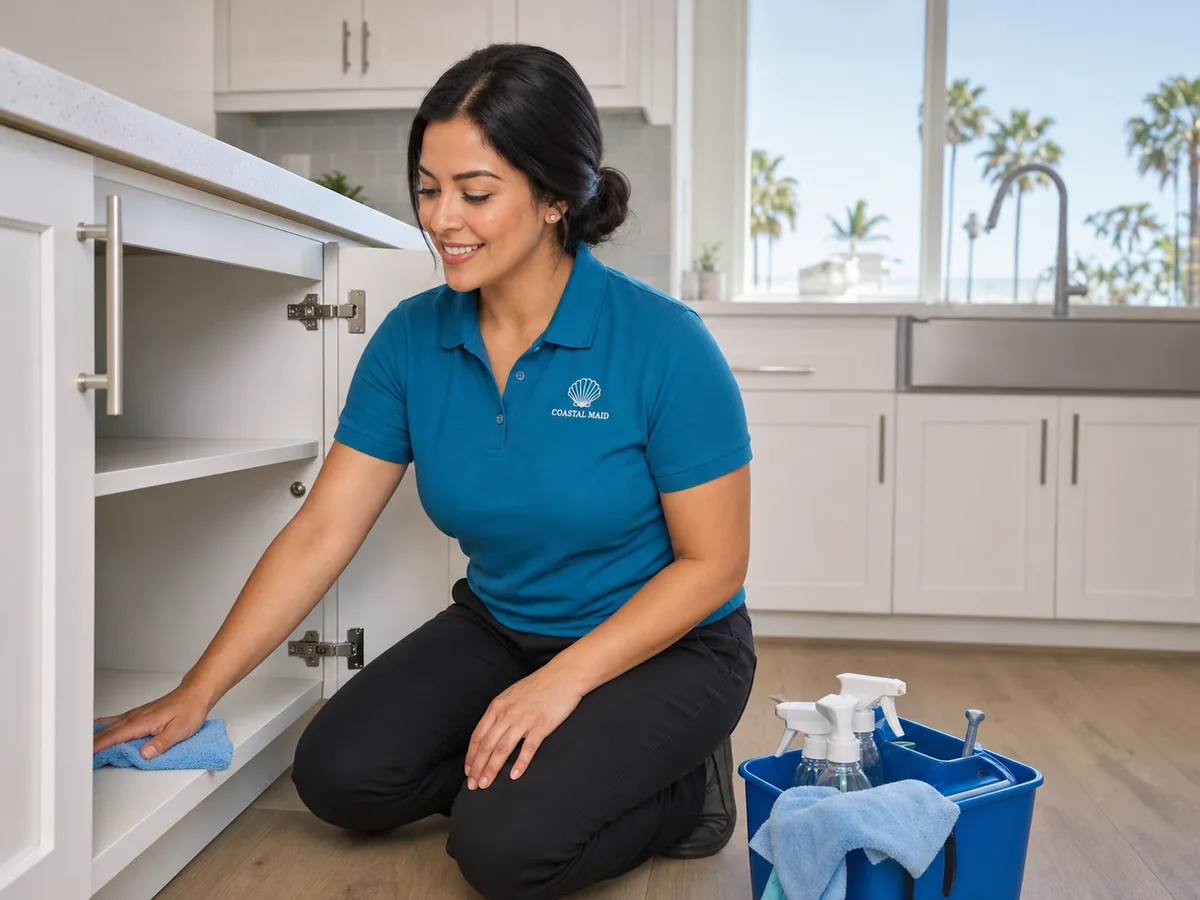 Coastal Maid San Diego team delivering premium move-in cleaning in a San Diego home