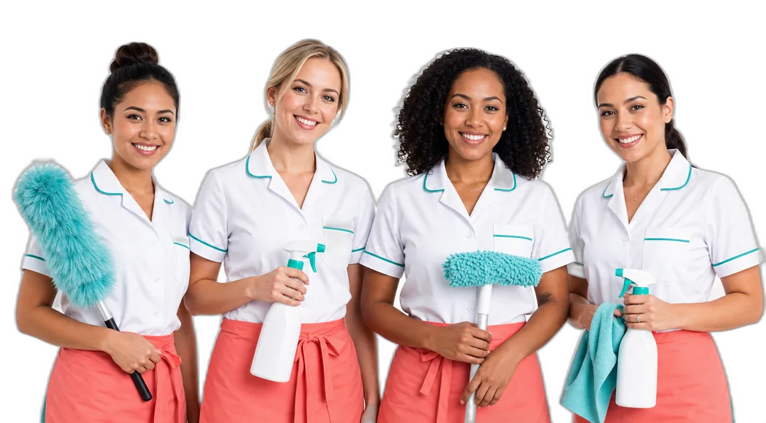 The friendly Coastal Maid San Diego cleaning team
